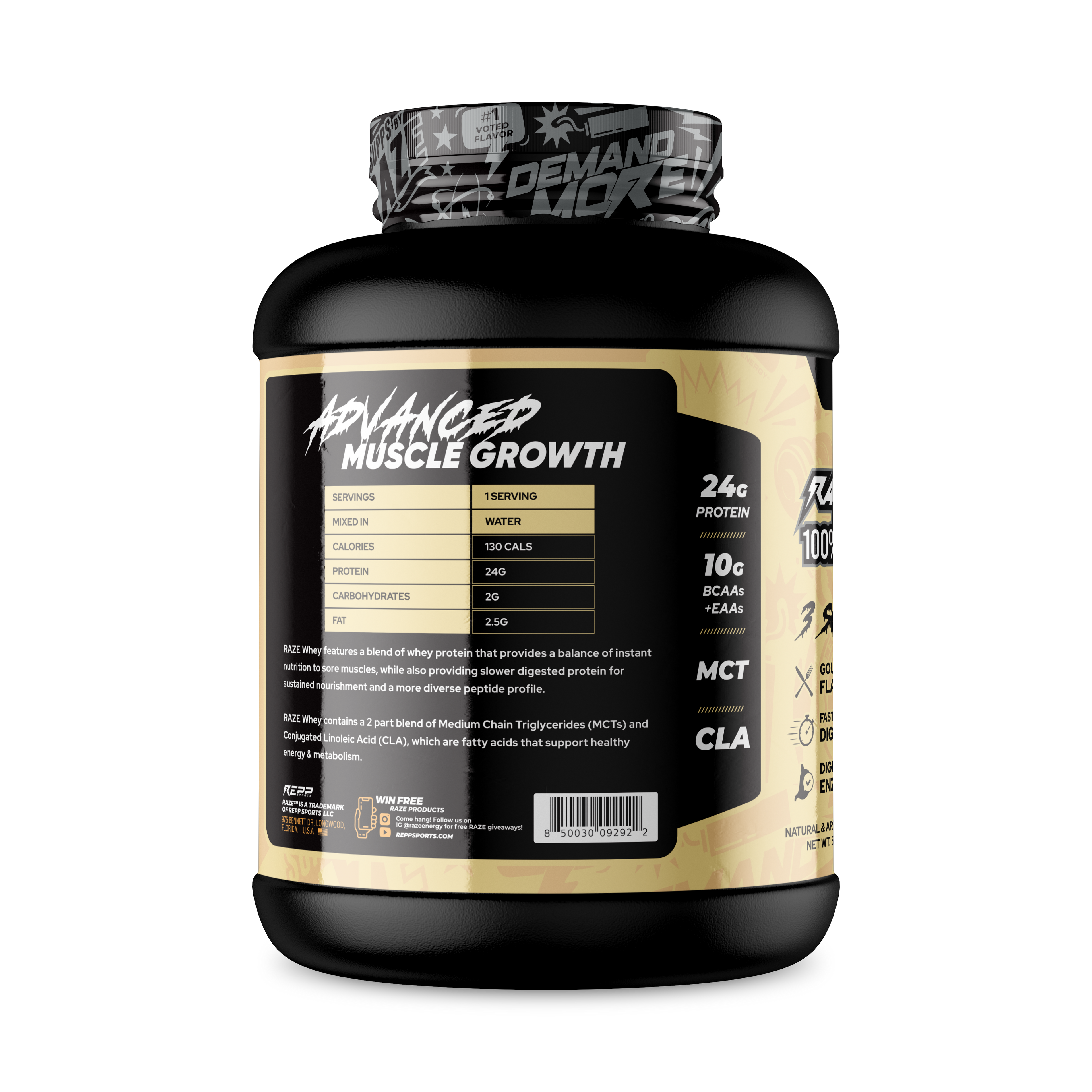 RAZE 100% WHEY Vanilla Ice Cream Cake