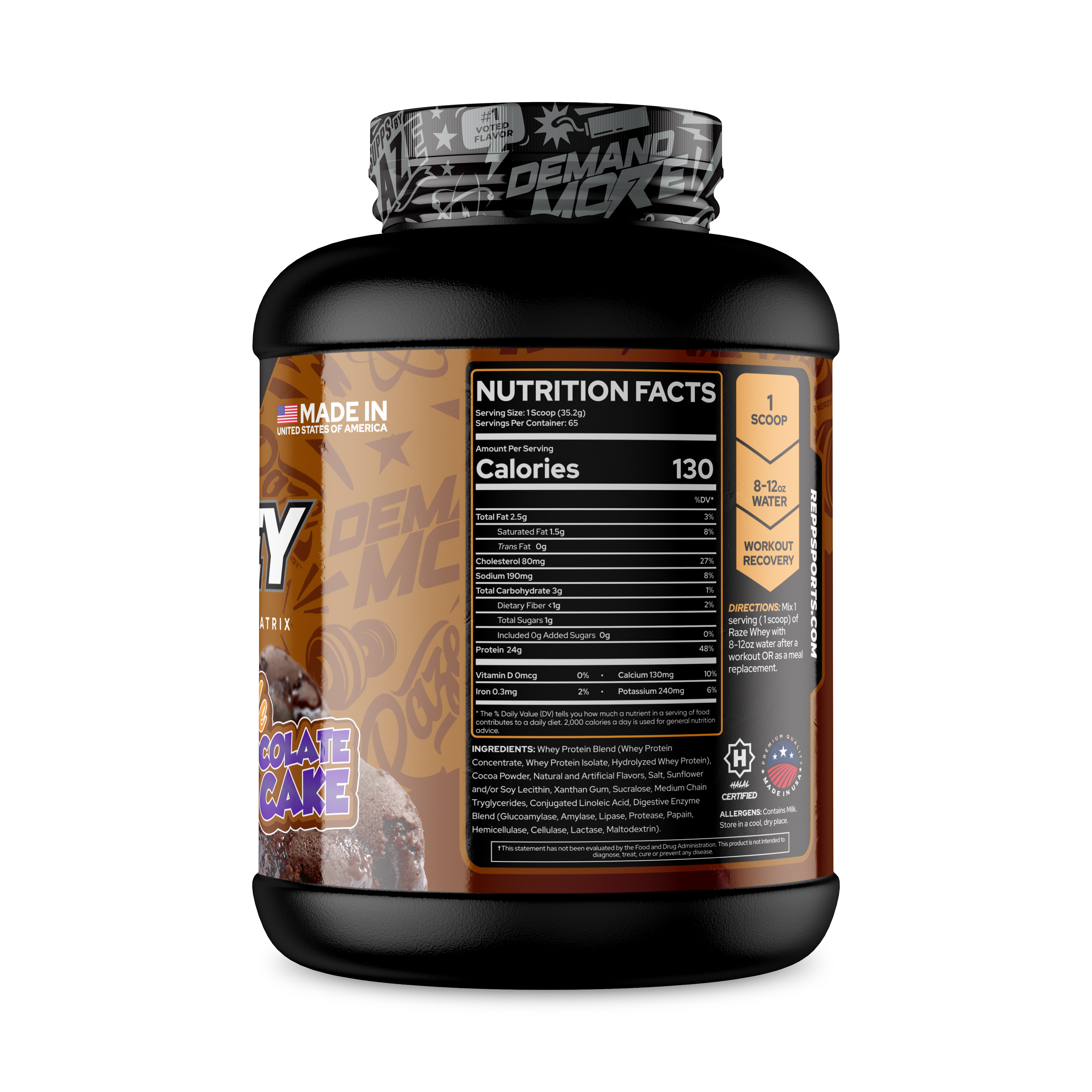 RAZE 100% WHEY Triple Chocolate Cake