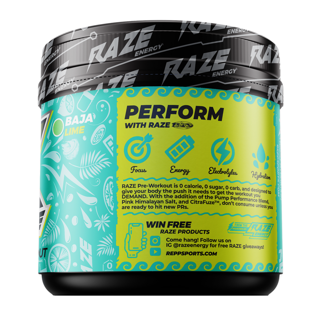 RAZE Pre Workout Baja Lime