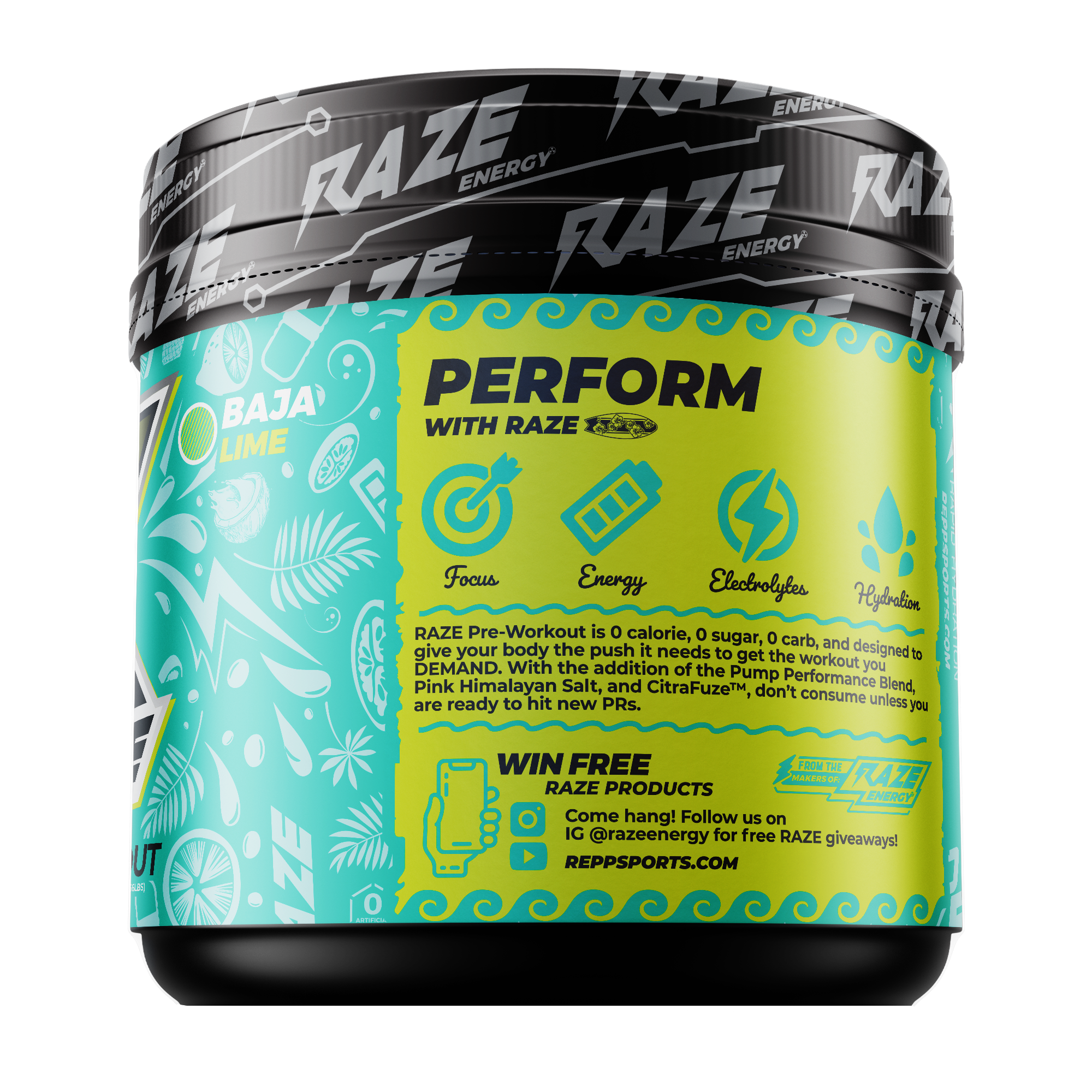 RAZE Pre Workout Baja Lime