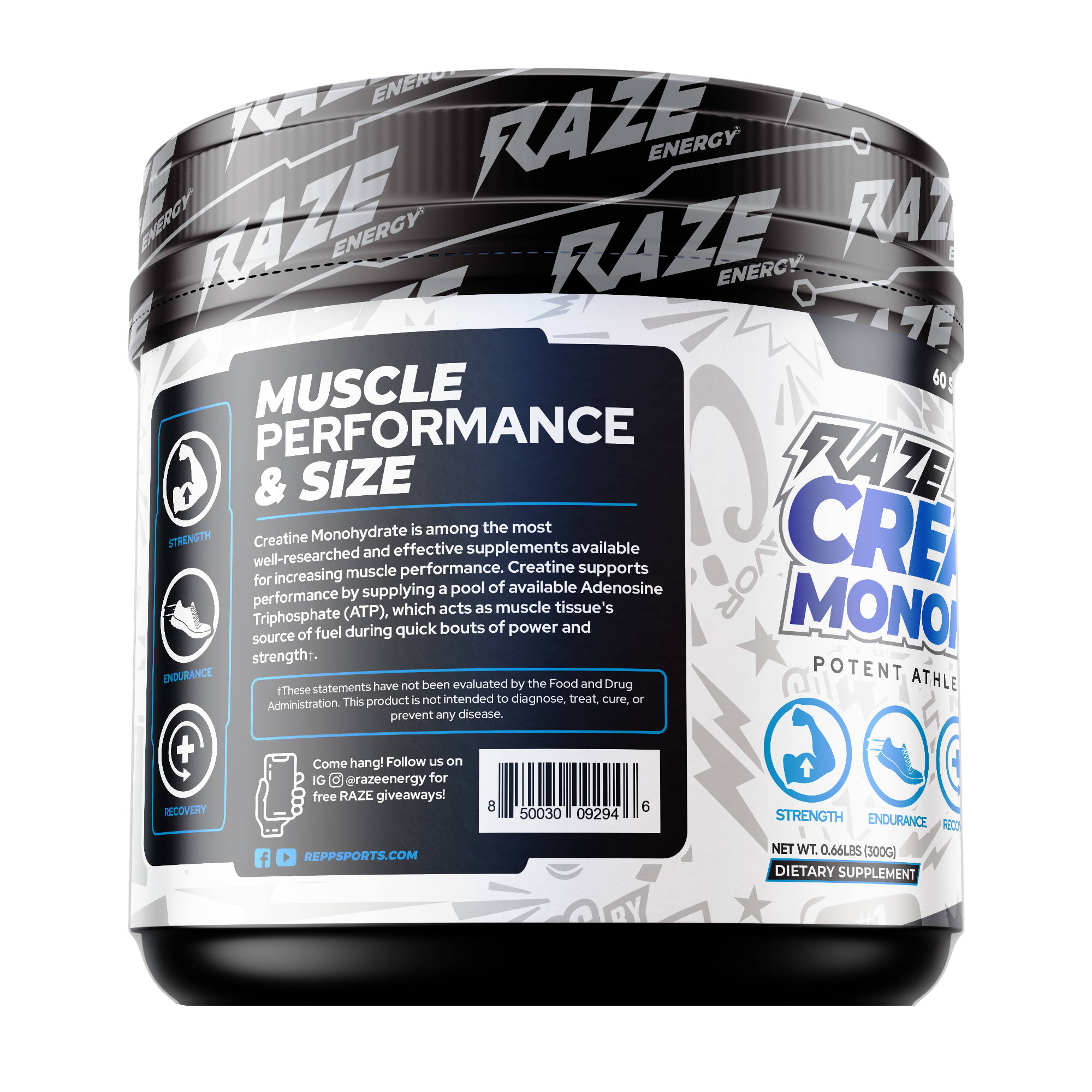 RAZE Creatine Monohydrate